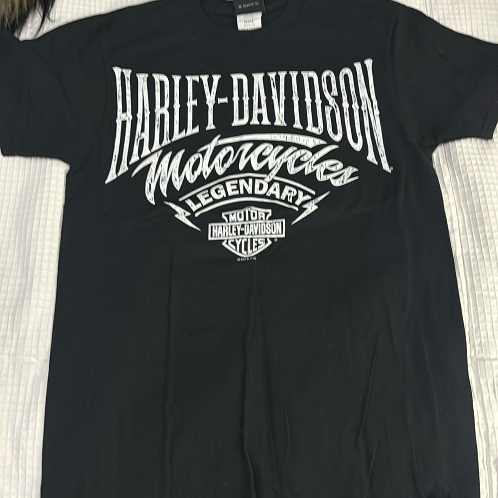 Harley Davidson, motorcycle graphic legend T-shirt (Chattanooga)